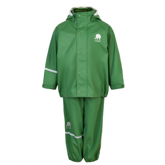 Jungle Green 110 - Set jacheta+pantaloni ploaie si windstopper - CeLaVi 