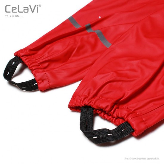 Persian Red 110 - Pantaloni de ploaie pentru copii, impermeabili - Celavi