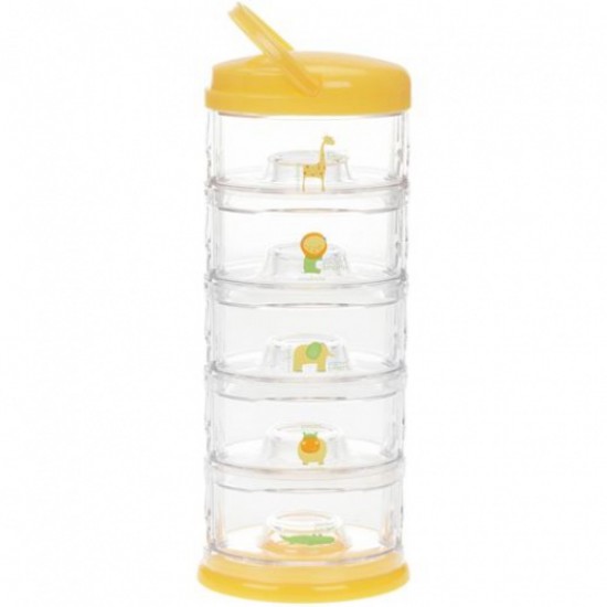 Zoo Animal Mango - Set 5 recipiente suprapuse Innobaby