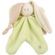 Jucarie zornaitoare textila din bumbac organic - Keptin Jr - Little Toddler Lime