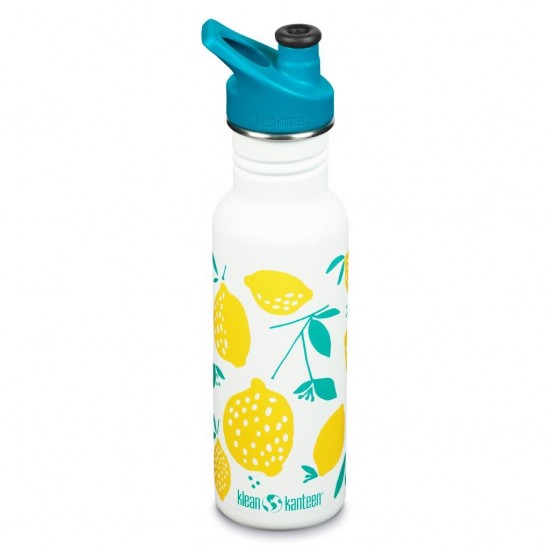 Classic Narrow Lemons - Recipient din otel inoxidabil 532 ml cu capac sport - Klean Kanteen