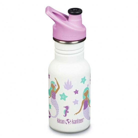 Kid Classic Narrow Mermaids - Recipient din otel inoxidabil 355 ml cu capac sport - Klean Kanteen