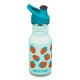 Kid Classic Narrow Blue Tint Strawberries - Recipient din otel inoxidabil 355 ml cu capac sport - Klean Kanteen