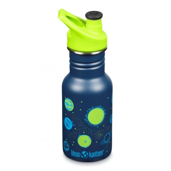 Kid Classic Narrow Planets - Recipient din otel inoxidabil 355 ml cu capac sport - Klean Kanteen