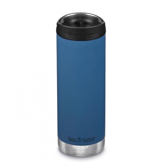 Real Teal - Termos TKWide din otel inoxidabil 473 ml cu capac ceai/cafe - Klean Kanteen 