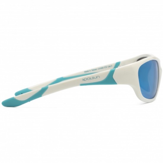 Sport 3/8 ani - White Ice Blue - Ochelari de soare pentru copii -  Koolsun