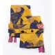 Protectii bretele Lovka Mustard&Navy Lenny Lamb