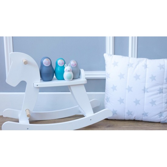 Jucarii multisenzoriale Nesting Babies - Blue