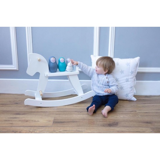 Jucarii multisenzoriale Nesting Babies - Blue