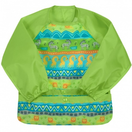 Bavetica multifunctionala cu maneci lungi - Green Sprouts - Green Safari 2T-4T