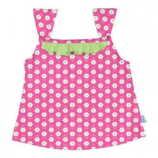 Hot Pink Daisy 6 luni - Bluza cu filtru UV -  Green Sprouts by iPlay