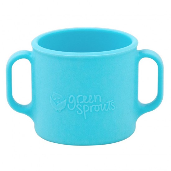 Cana de invatare - Learning Cup - Green Sprouts - Aqua